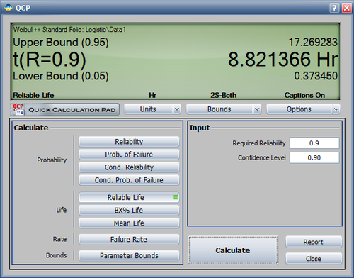 Logistic Distribution Exmaple 1 QCP Reliable Life.png