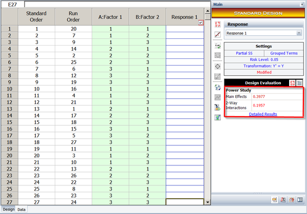 Evaluation results.