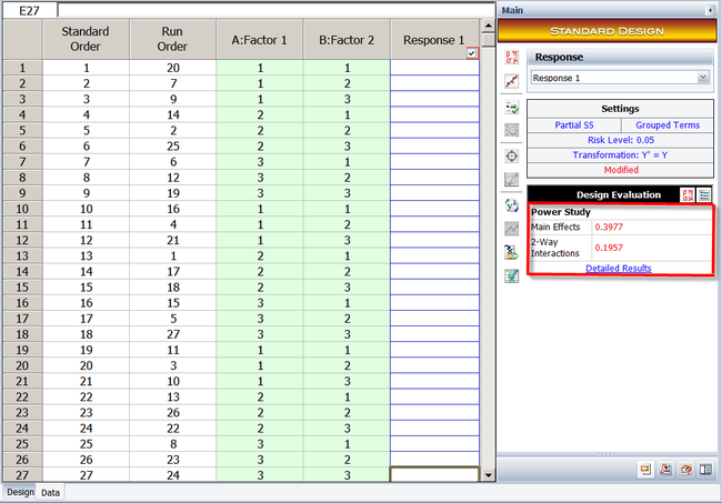 Evaluation results effect of 1 [math]\displaystyle{ \sigma \,\! }[/math].