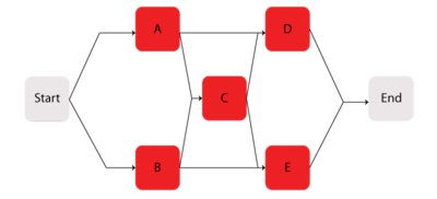 Complex bridge system in Example 2.