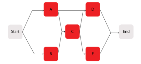 Complex bridge system in Example 2.